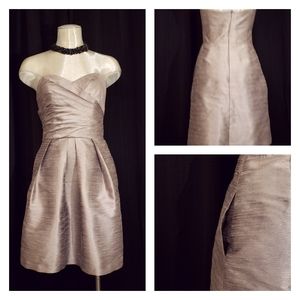 Strapless cocktail dress